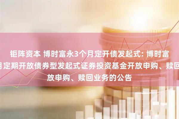 钜阵资本 博时富永3个月定开债发起式: 博时富永纯债3个月定期开放债券型发起式证券投资基金开放申购、赎回业务的公告