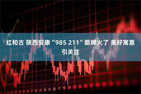 红和古 陕西安康“985 211”路牌火了 美好寓意引关注