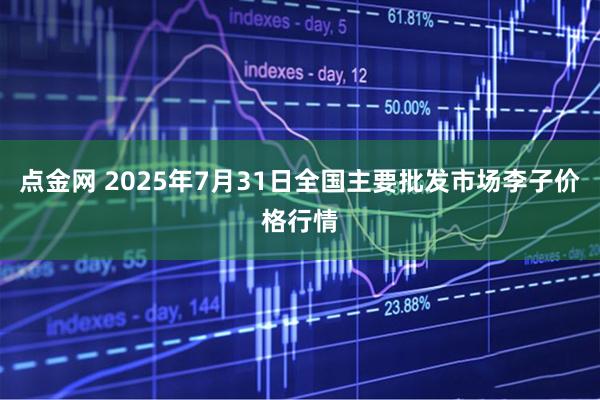 点金网 2025年7月31日全国主要批发市场李子价格行情