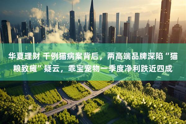 华夏理财 千例猫病案背后,两高端品牌深陷“猫粮致瘫”疑云,乖宝宠物一季度净利跌近四成